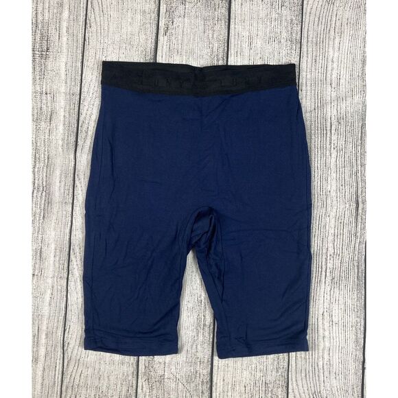 NEW Lunya Soft Modal Bike Shorts Size XS Navy Blue‎ - Picture 1 of 4